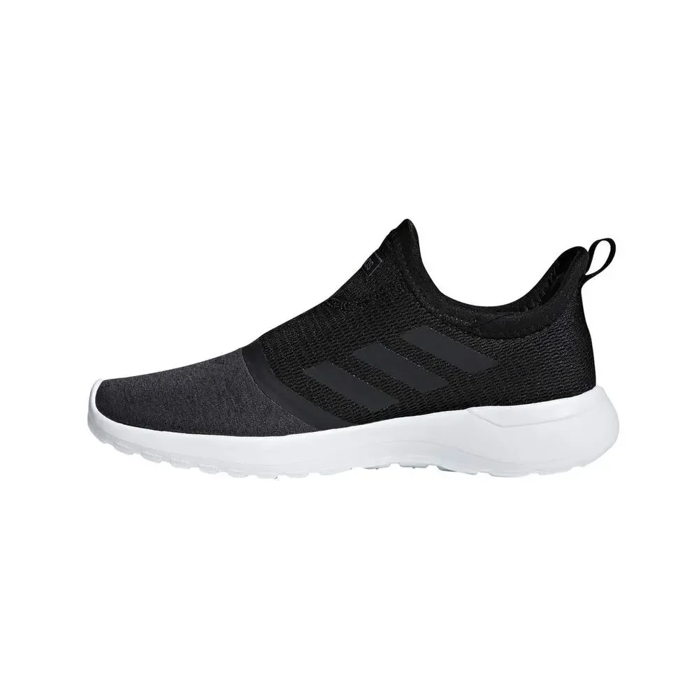 ADIDAS W LITE RACER SLIPON BLACK/BLACK/GRY RUNNING SHOES 9